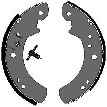 Комплект тормозных колодок VEMA 84506