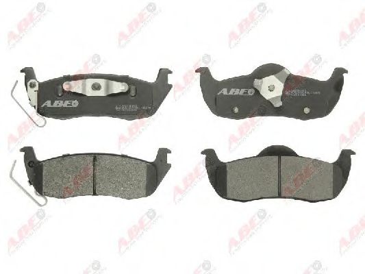 Комплект тормозных колодок, дисковый тормоз BENDIX D1087