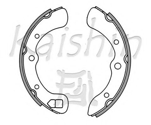Комплект тормозных колодок KAISHIN K0009