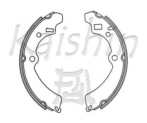 Комплект тормозных колодок KAISHIN K9921