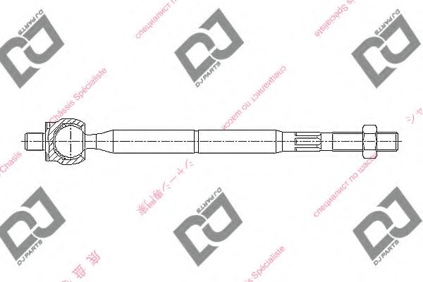 Осевой шарнир, рулевая тяга DJ PARTS DR1266