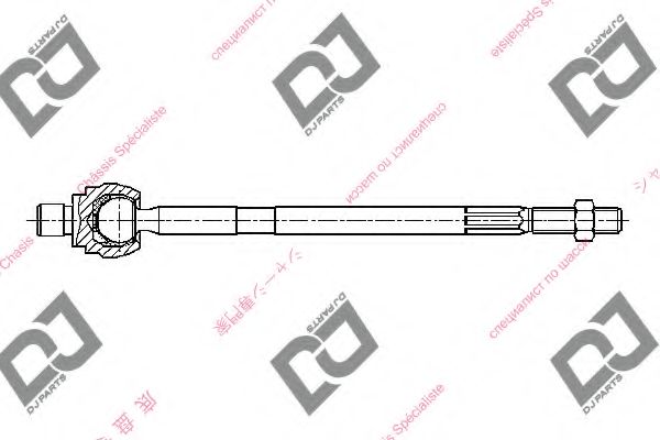 Осевой шарнир, рулевая тяга DJ PARTS DR1250