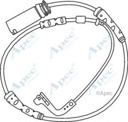 Указатель износа, накладка тормозной колодки APEC braking WIR5220