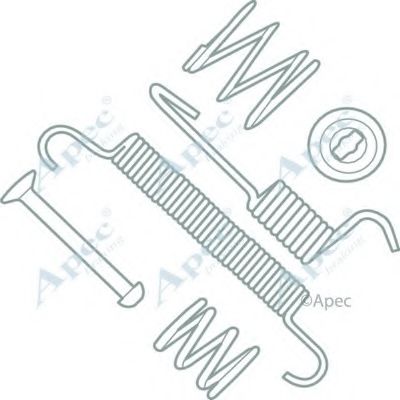 Комплектующие, тормозная колодка APEC braking KIT2053