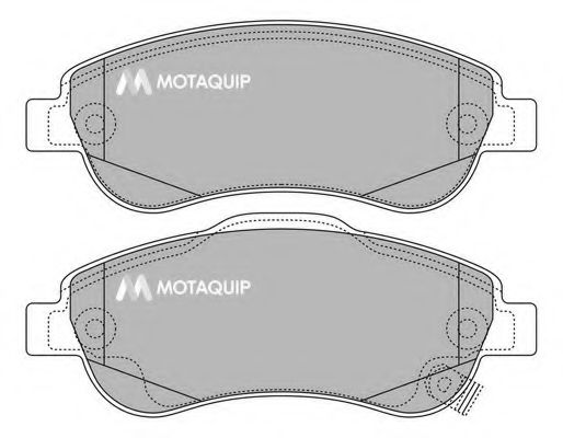 Комплект тормозных колодок, дисковый тормоз MOTAQUIP LVXL1398