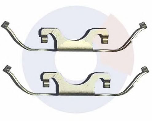 Комплектующие, колодки дискового тормоза CARRAB BRAKE PARTS 2287