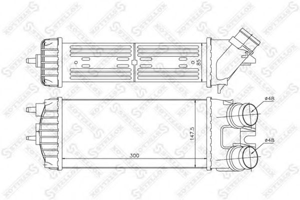 Интеркулер STELLOX 10-40181-SX