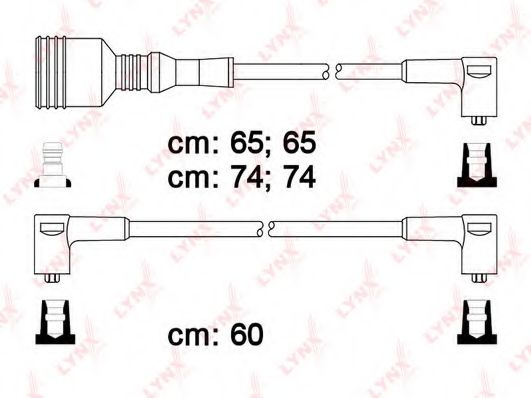 Комплект проводов зажигания LYNXauto SPC1002