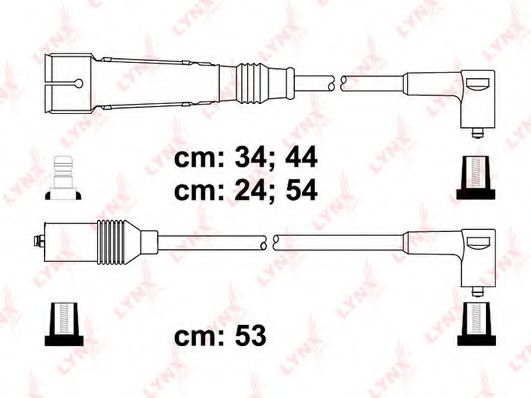 Комплект проводов зажигания LYNXauto SPC8004