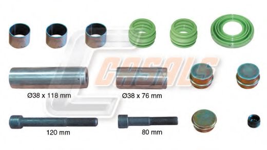 Ремкомплект, тормозной суппорт CASALS MD513