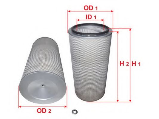 Воздушный фильтр SAKURA  Automotive AS-70230