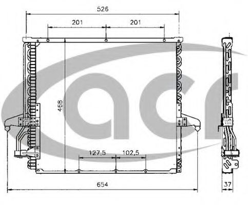 Конденсатор, кондиционер ACR 300103