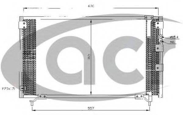 Конденсатор, кондиционер ACR 300315