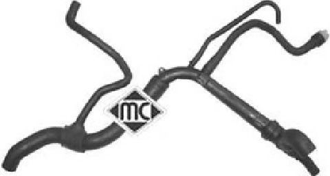 Шланг радиатора Metalcaucho 09107