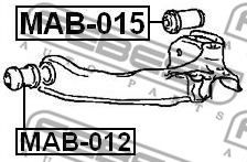 Подвеска, рычаг независимой подвески колеса FEBEST MAB015