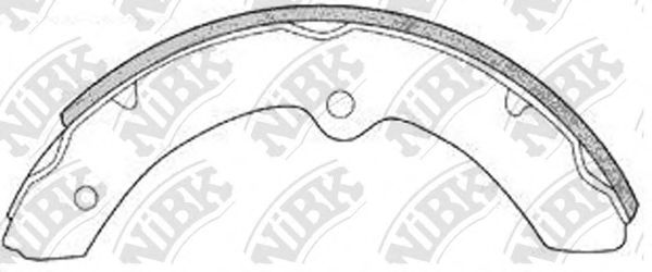 Комплект тормозных колодок NiBK FN2292