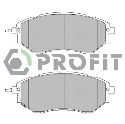 Комплект тормозных колодок, дисковый тормоз PROFIT 5000-1984