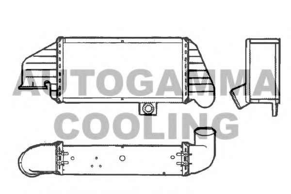 Интеркулер AUTOGAMMA 101508