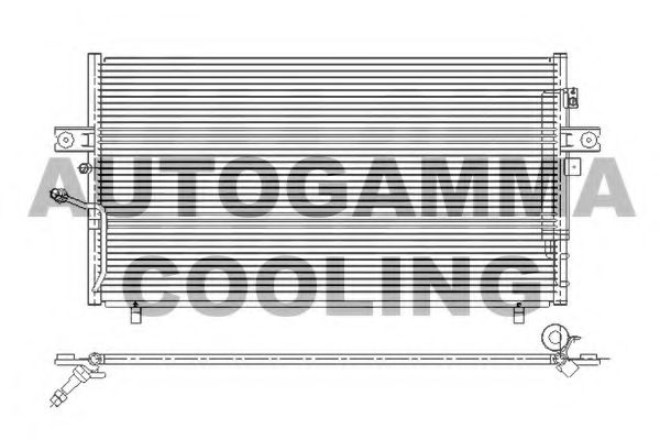 Конденсатор, кондиционер AUTOGAMMA 107158