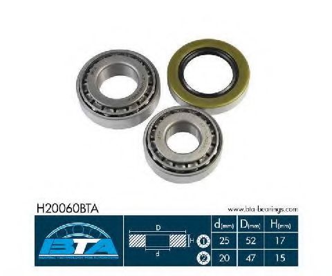 Комплект подшипника ступицы колеса BTA H20060BTA