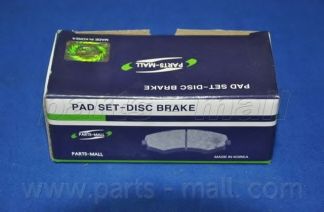 Комплект тормозных колодок, дисковый тормоз PARTS-MALL PKA-010-S