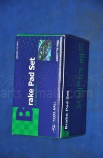 Комплект тормозных колодок, дисковый тормоз PARTS-MALL PKB-035-S