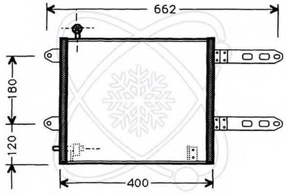 Конденсатор, кондиционер ELECTRO AUTO 30A0002