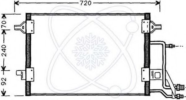 Конденсатор, кондиционер ELECTRO AUTO 30B0034