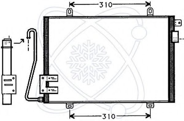 Конденсатор, кондиционер ELECTRO AUTO 30R0019