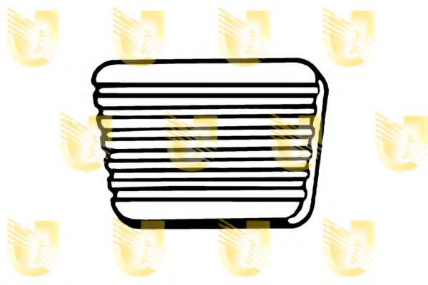 Педальные накладка, педаль тормоз UNIGOM 155017