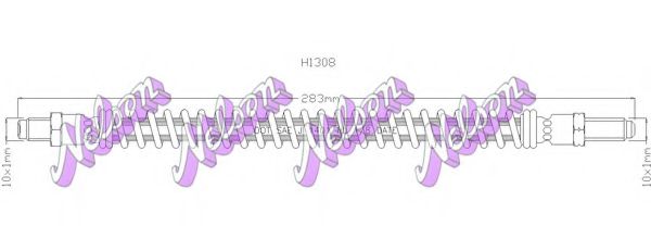 Тормозной шланг Brovex-Nelson H1308