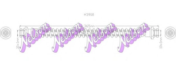 Тормозной шланг Brovex-Nelson H3918