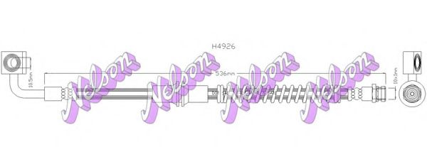 Тормозной шланг Brovex-Nelson H4926