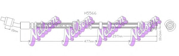 Тормозной шланг Brovex-Nelson H5566