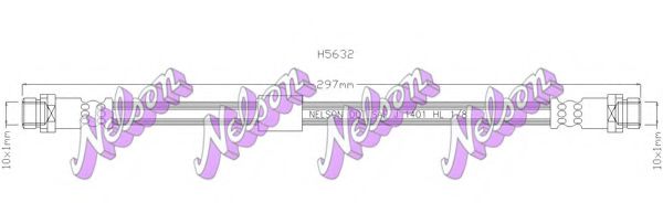 Тормозной шланг Brovex-Nelson H5632