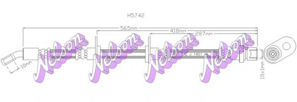 Тормозной шланг Brovex-Nelson H5742
