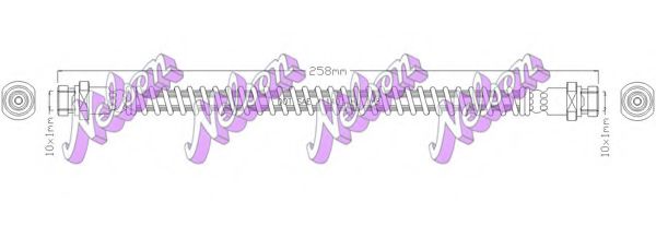 Тормозной шланг Brovex-Nelson H5845