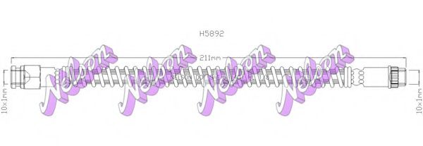 Тормозной шланг Brovex-Nelson H5892