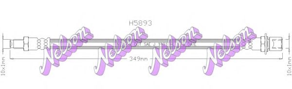 Тормозной шланг Brovex-Nelson H5893