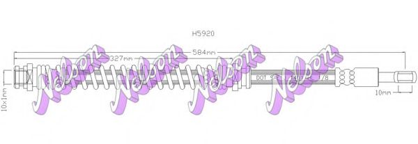 Тормозной шланг Brovex-Nelson H5920