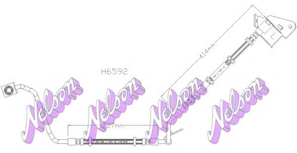 Тормозной шланг Brovex-Nelson H6592
