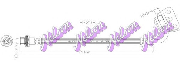 Тормозной шланг Brovex-Nelson H7238