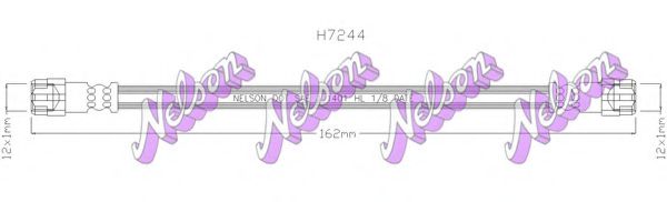 Тормозной шланг Brovex-Nelson H7244