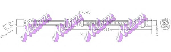 Тормозной шланг Brovex-Nelson H7345