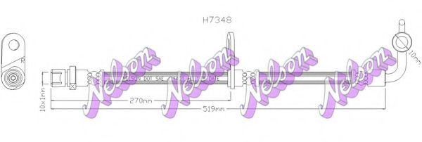 Тормозной шланг Brovex-Nelson H7348