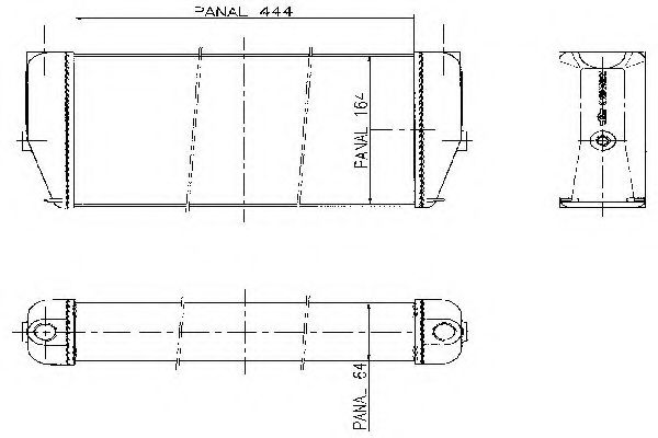 масляный радиатор, двигательное масло KAGER 313744