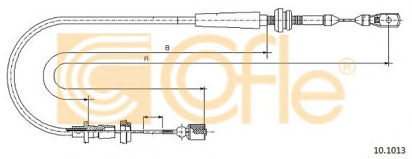 Тросик газа COFLE 10.1013