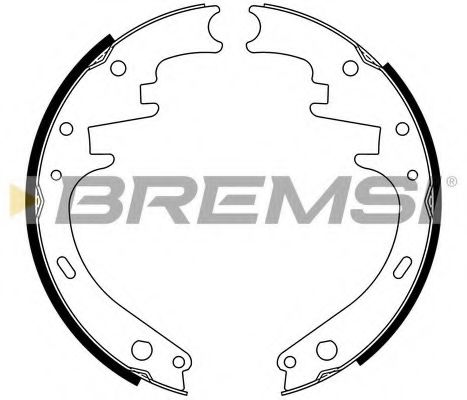 Комплект тормозных колодок A.B.S. 40264