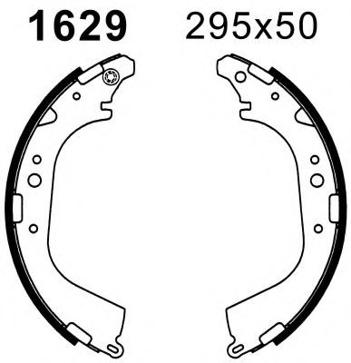 Комплект тормозных колодок BSF 01629