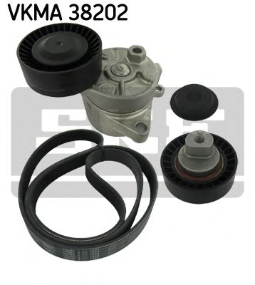 Поликлиновой ременный комплект SKF VKMA 38202